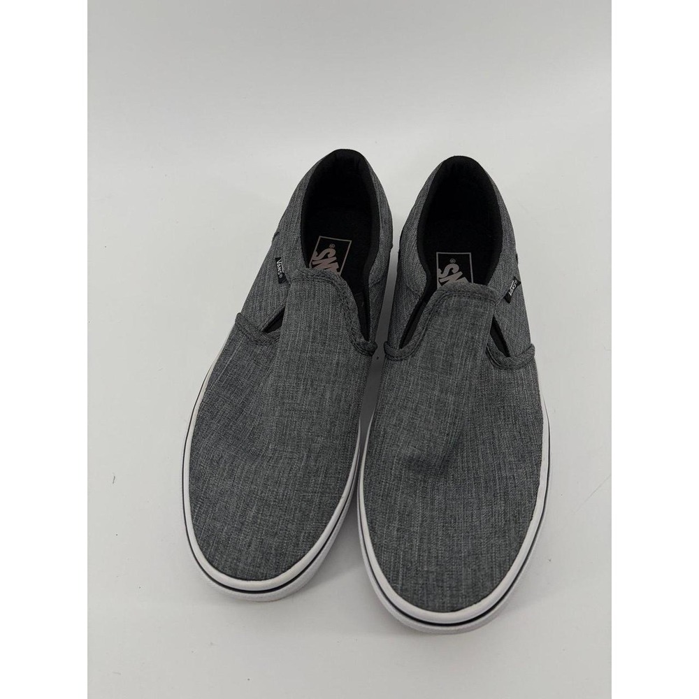 Van's Off The Wall Slip-On Asher Skate Sneakers Heather Gray Men Sz 8 NWOT